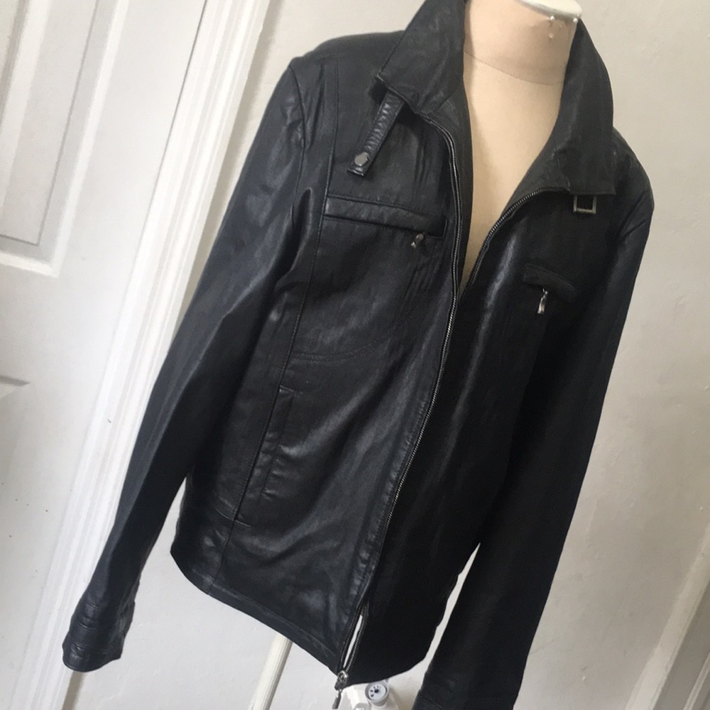 Boss leather jacket - Picture 2 of 7